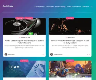 Techdrake.com(Technology News) Screenshot
