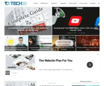 Techdue.com(Your informer on the next Tech Gadget) Screenshot