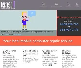 Techeadit.com.au(Bendigo Mobile Computer Repair) Screenshot