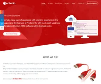 Techedia.co.uk(ICT Services & Proclaim Support) Screenshot