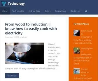 Techeulogy.com(A Complete Technology Website) Screenshot