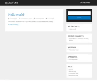 Techevent.in(Tech information) Screenshot