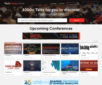 Techevents.online(Watch your next conference online) Screenshot