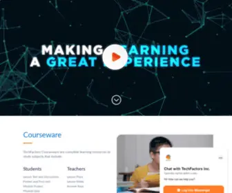 Techfactors.com(TechFactors, Inc) Screenshot