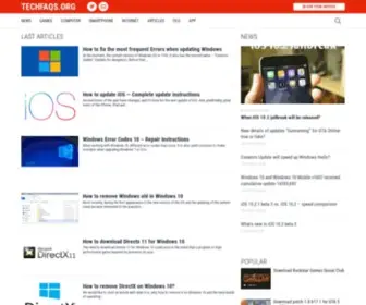 Techfaqs.org(Our website) Screenshot