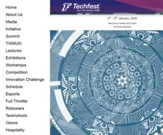 Techfest.org(IIT Bombay) Screenshot