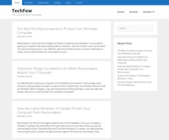 Techfew.com(Your Guide for Smart Technology) Screenshot