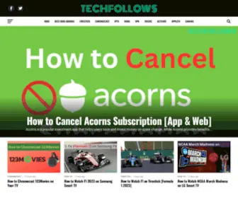 Techfollows.com(Tech Follows) Screenshot