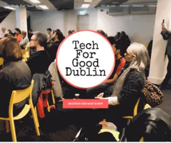 Techforgooddublin.org(Tech for Good Dublin) Screenshot