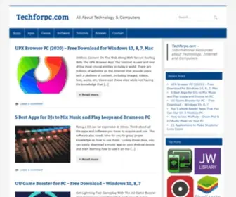 Techforpc.com(Technology & Computers) Screenshot