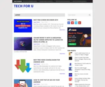 Techforu.in(TECH FOR U) Screenshot