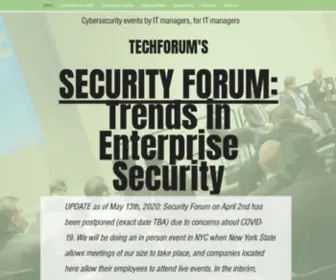Techforum.com(Security Forum) Screenshot