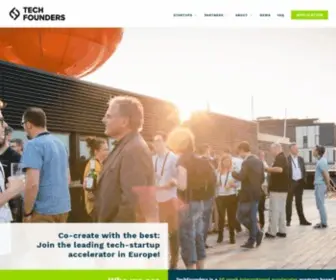 Techfounders.com(International Startup Accelerator Program) Screenshot