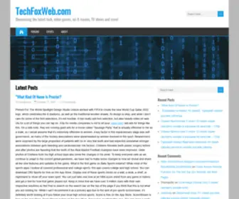 Techfoxweb.com(TechFoxWeb) Screenshot