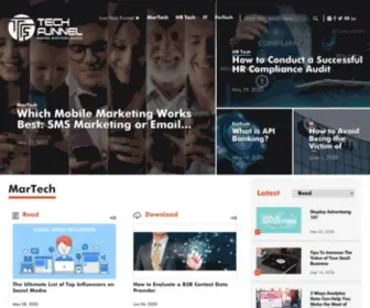 Techfunnel.com(Insights for modern professionals) Screenshot