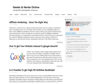 Techgau.org(Geeks & Nerds Online) Screenshot