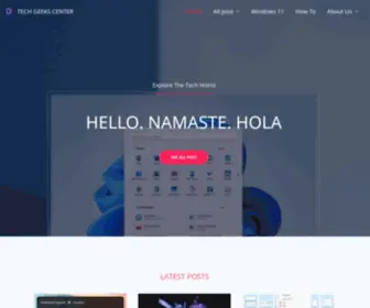 Techgeekscenter.com(TECH GEEKS CENTER) Screenshot