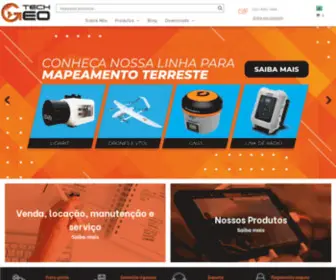 Techgeo.com.br(Inovação em Topografia e Hidrografia) Screenshot