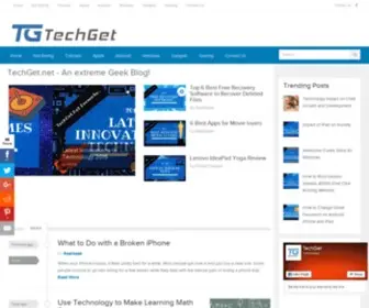 Techget.net(Tech blog) Screenshot