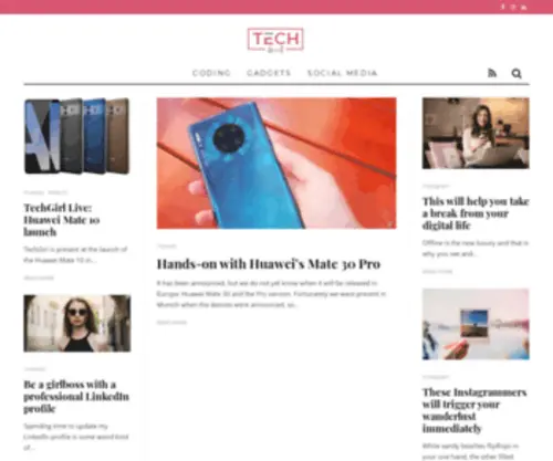 Techgirl.com(Placeholder) Screenshot