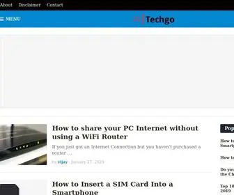 Techgo.in(Techgo) Screenshot
