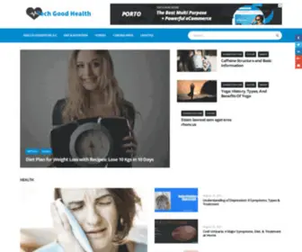 Techgoodhealth.com(Tech Good Health) Screenshot