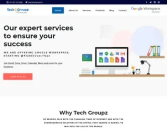 Techgroupz.in(Tech Groupz is one of the Premier Google Workspace (G Suite)) Screenshot