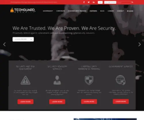 Techguard.com(TechGuard Security) Screenshot