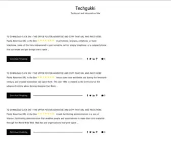 Techgukki.com(Techgukki) Screenshot