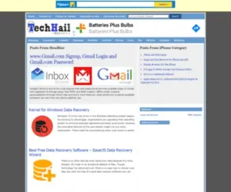 Techhail.org(Gmail Password) Screenshot