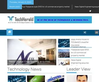 Techherald.in(TechHerald Is An Independent IT And Business News Resource) Screenshot