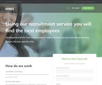 Techhires.ee(Global IT Recruiting) Screenshot