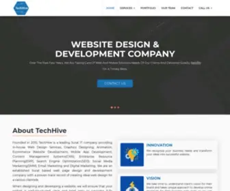 Techhive.co.in(Website Design & Development Company Surat) Screenshot