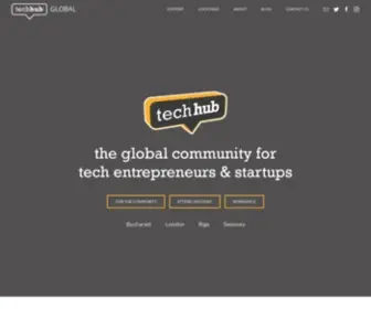 Techhub.com(The global community for tech entrepreneurs & startups) Screenshot