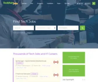 Techhubjobs.com(Find Local Tech Jobs) Screenshot