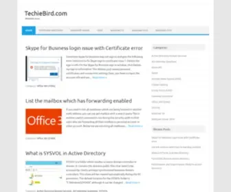Techiebird.com(Windows Guru) Screenshot