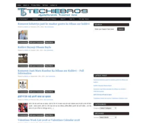 Techiebros.com(Techie Bros) Screenshot