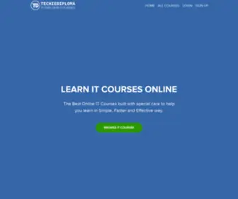 Techiediplomacourses.com(TechieDiploma) Screenshot