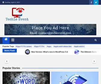 Techieevent.com(Best Technology BlogGet Trending Technology News) Screenshot