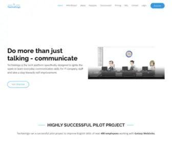 Techielingo.com(Learn everyday communication skills for IT company) Screenshot