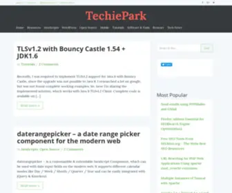 Techiepark.com(Everything about web technologies) Screenshot