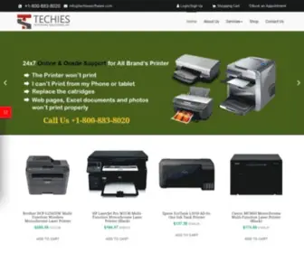 Techiessoftware.com(Home) Screenshot