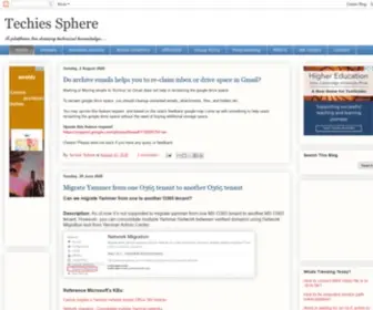 Techiessphere.com(Techies Sphere) Screenshot