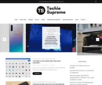 Techiesupreme.com(Your supreme source for all things tech) Screenshot