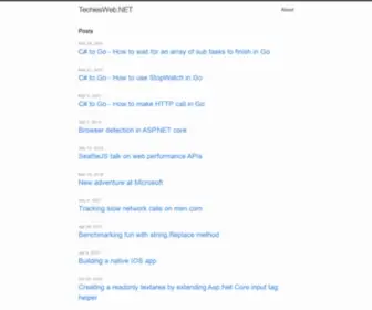 Techiesweb.net(Tips and Tricks for ASP.NET MVC) Screenshot