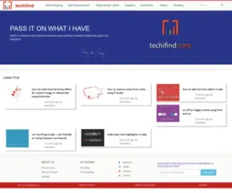 Techifind.com(Techifind commonly tif) Screenshot