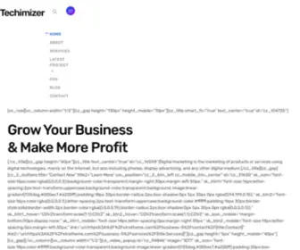 Techimizer.tk(Digital Web Development & Advertising Company) Screenshot