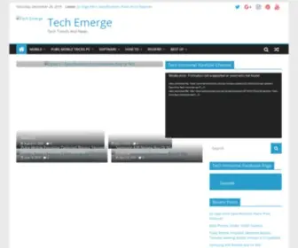 Techimmortal.com(Tech Emerge) Screenshot