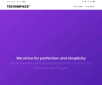 Techimpace.com(Website designing) Screenshot