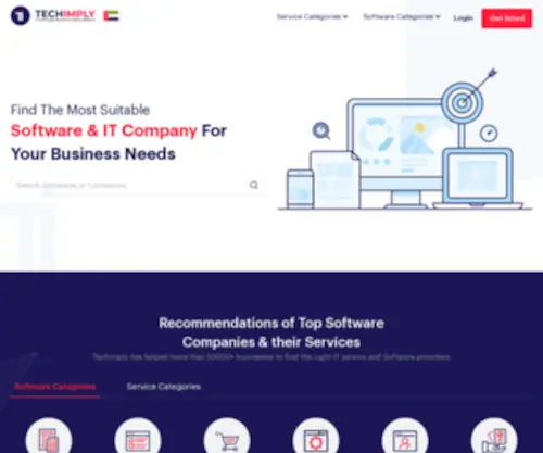 Techimply.ae(Business Software and IT firm’s Marketplace) Screenshot